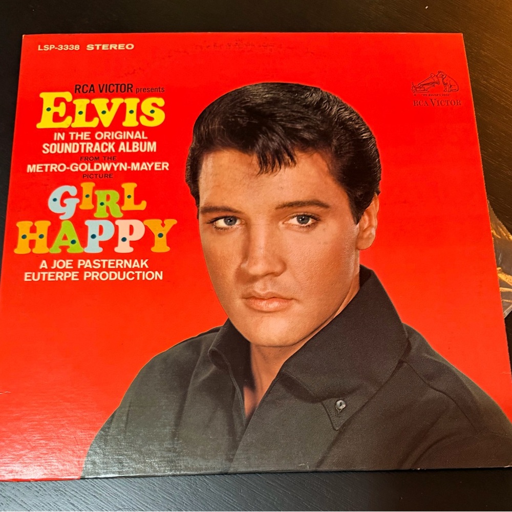 RCA Victor 'Girl Happy' Soundtrack Album LSP-3338 Stereo